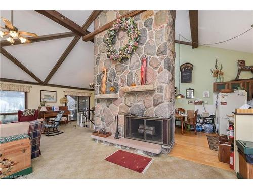 19455 Shaws Creek Road, Caledon, ON - Indoor With Fireplace