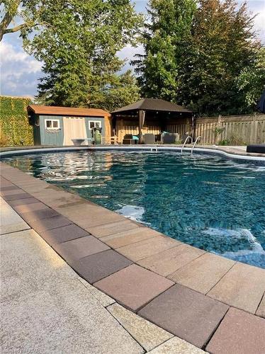 92 Downey Road, Guelph, ON - Outdoor With In Ground Pool