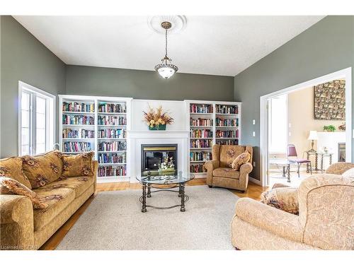 11 Somerset Glen, Guelph, ON - Indoor Photo Showing Living Room With Fireplace