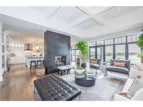 11 Hartfield Drive, Guelph/Eramosa, ON - Indoor Photo Showing Living Room With Fireplace