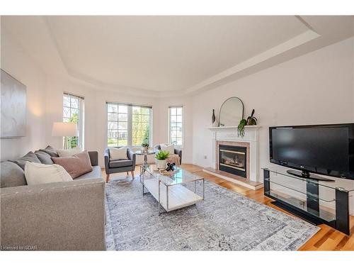 188 Lou'S Boulevard, Rockwood, ON - Indoor Photo Showing Living Room With Fireplace