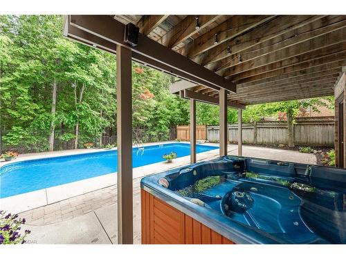 34 Robin Road, Guelph, ON - Outdoor With In Ground Pool With Deck Patio Veranda