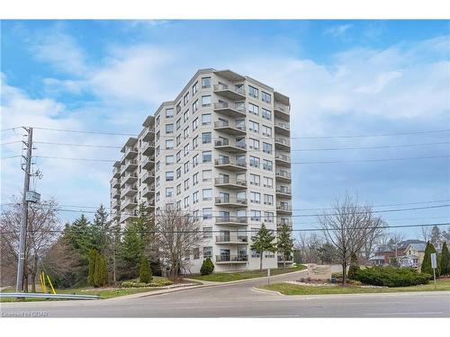 510-60 Wyndham Street S, Guelph, ON - Outdoor With Balcony With Facade