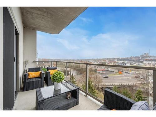 510-60 Wyndham Street S, Guelph, ON - Outdoor With Balcony With View With Exterior