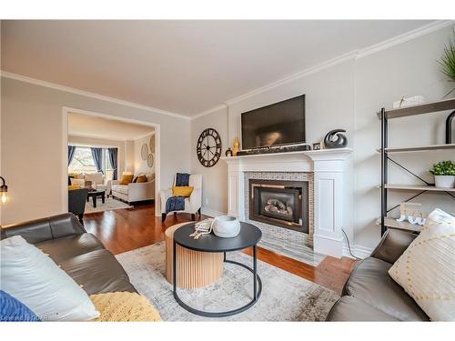21 Kortright Road E, Guelph, ON - Indoor Photo Showing Living Room With Fireplace