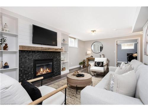 6 Atto Drive, Guelph, ON - Indoor Photo Showing Living Room With Fireplace