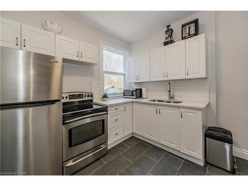 149 Cavell Avenue, Hamilton, ON - Indoor Photo Showing Kitchen With Double Sink