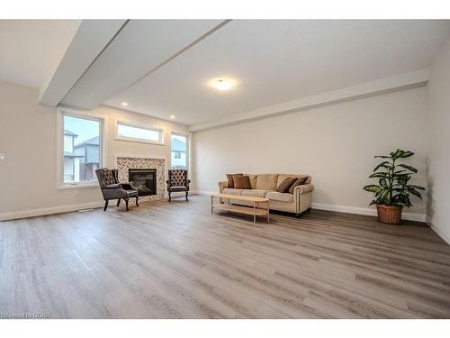 45 Queensgate Crescent, Breslau, ON - Indoor Photo Showing Living Room With Fireplace