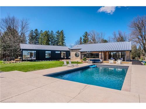 7679 6Th Line, Centre Wellington, ON - Outdoor With In Ground Pool