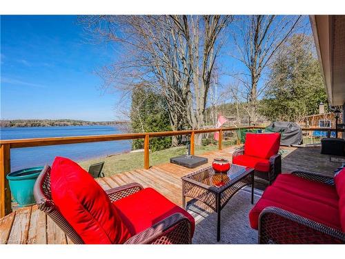 724 Seventh Street, Belwood Lake, ON - Outdoor With Body Of Water With Deck Patio Veranda
