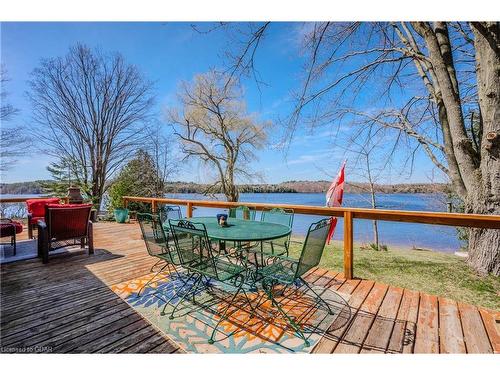 724 Seventh Street, Belwood Lake, ON - Outdoor With Body Of Water With Deck Patio Veranda With View