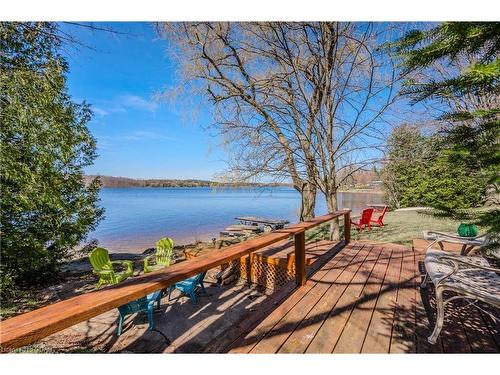 724 Seventh Street, Belwood Lake, ON - Outdoor With Body Of Water With Deck Patio Veranda With View