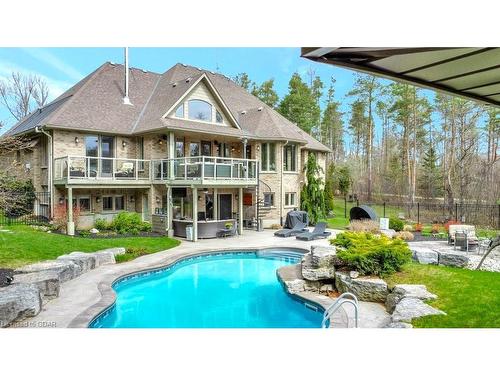 209 Hume Road, Puslinch, ON - Outdoor With In Ground Pool With Deck Patio Veranda