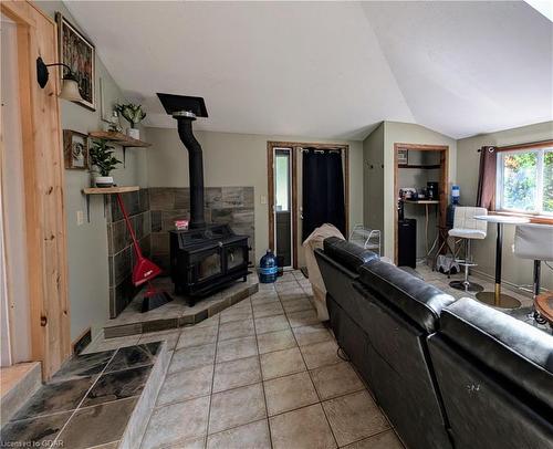 7011 6 Highway, Tobermory, ON - Indoor With Fireplace