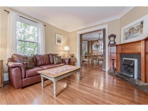 115 Garafraxa Street W, Fergus, ON - Indoor Photo Showing Living Room With Fireplace