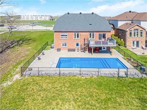 168 Parkinson Drive, Rockwood, ON - Outdoor With In Ground Pool With Deck Patio Veranda
