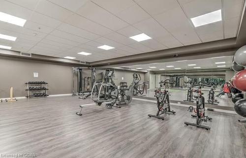 602-1219 Gordon Street, Guelph, ON - Indoor Photo Showing Gym Room