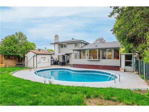 6 Carmine Place, Guelph, ON - Outdoor With In Ground Pool With Backyard With Exterior