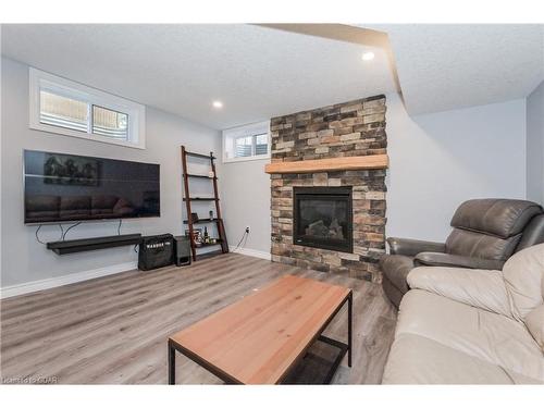 75 Walser Street, Elora, ON - Indoor Photo Showing Living Room With Fireplace