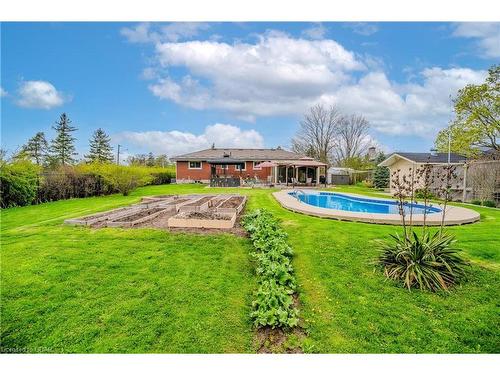 44 Ridgeway Avenue, Guelph, ON - Outdoor With In Ground Pool With Backyard