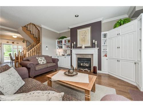 489 St Andrew Street E, Fergus, ON - Indoor Photo Showing Living Room With Fireplace