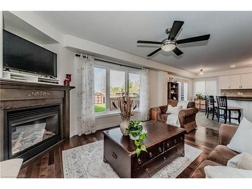 37 Atto Drive, Guelph, ON - Indoor Photo Showing Living Room With Fireplace