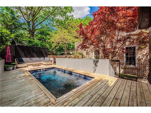 19 Liverpool Street, Guelph, ON - Outdoor With In Ground Pool With Deck Patio Veranda