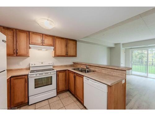 203-645 St David Street S, Fergus, ON - Indoor Photo Showing Kitchen With Double Sink