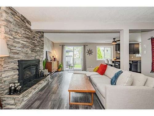 251 West Acres Drive, Guelph, ON - Indoor Photo Showing Living Room With Fireplace