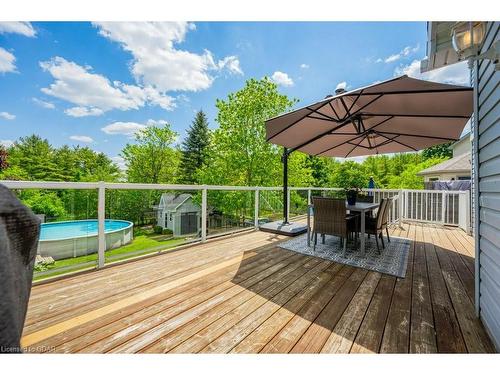 22 Carrington Place, Guelph, ON - Outdoor With Above Ground Pool With Deck Patio Veranda With Exterior