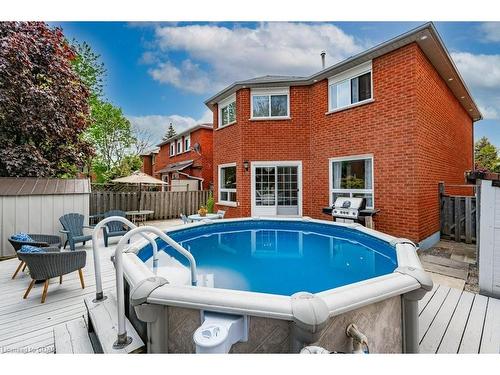 6059 Gemini Crescent, Mississauga, ON - Outdoor With Above Ground Pool With Deck Patio Veranda With Exterior