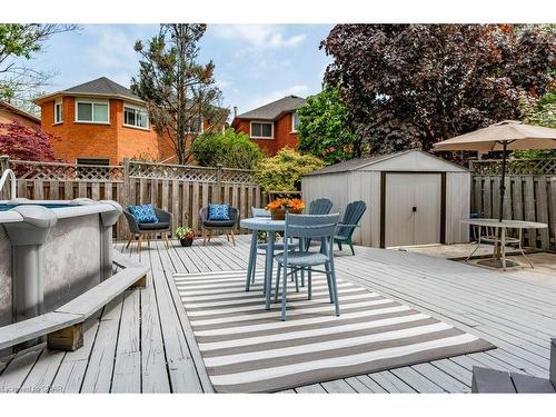 6059 Gemini Crescent, Mississauga, ON - Outdoor With Above Ground Pool With Deck Patio Veranda