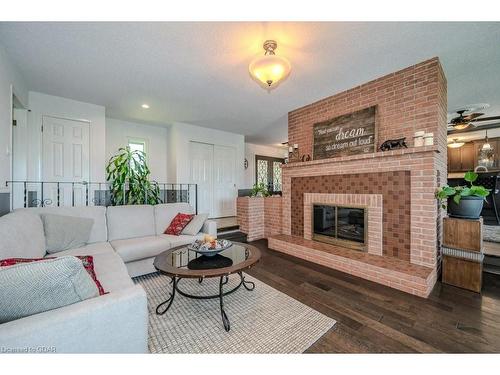 5072 Wellington Rd 32, Guelph, ON - Indoor Photo Showing Living Room With Fireplace