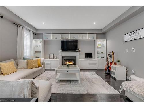 298 Tremaine Crescent, Kitchener, ON - Indoor Photo Showing Living Room With Fireplace