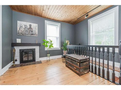 180 Union Street W, Fergus, ON - Indoor Photo Showing Other Room With Fireplace