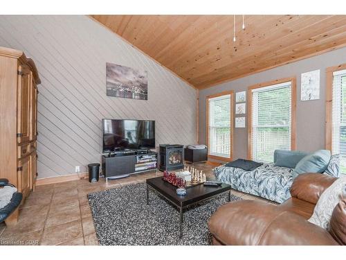 180 Union Street W, Fergus, ON - Indoor Photo Showing Living Room With Fireplace