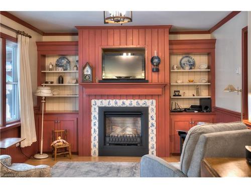 240 Union Street W, Fergus, ON - Indoor Photo Showing Living Room With Fireplace