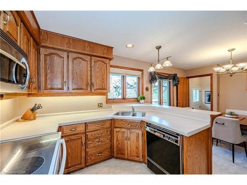 43 Edgehill Drive, Guelph, ON - Indoor Photo Showing Kitchen With Double Sink