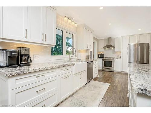 5497 Sixth Line, Erin, ON - Indoor Photo Showing Kitchen With Stainless Steel Kitchen With Upgraded Kitchen