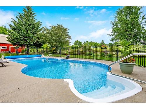 5497 Sixth Line, Erin, ON - Outdoor With In Ground Pool With Backyard