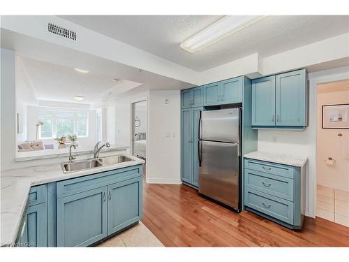 204-245 Scotland Street, Fergus, ON - Indoor Photo Showing Kitchen With Double Sink