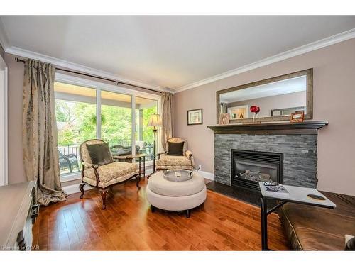 7 Oakwood Avenue, Guelph, ON - Indoor Photo Showing Living Room With Fireplace