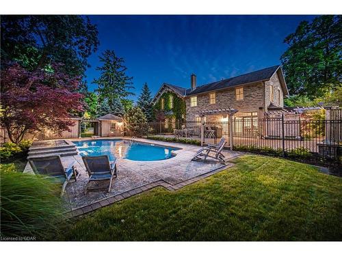 66 Grange Street, Guelph, ON - Outdoor With In Ground Pool With Backyard