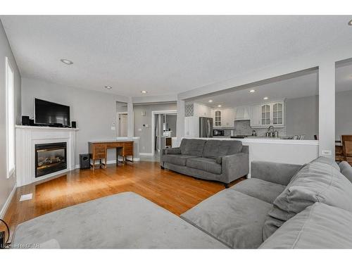 50 Clythe Creek Drive, Guelph, ON - Indoor Photo Showing Living Room With Fireplace