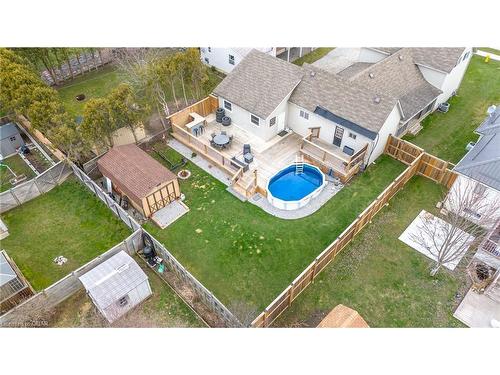 199 North Street E, Tillsonburg, ON - Outdoor With Above Ground Pool With View