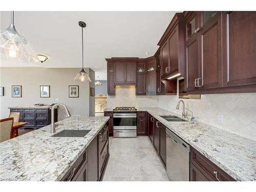 9364 Sideroad 27, Erin, ON - Indoor Photo Showing Kitchen With Double Sink With Upgraded Kitchen