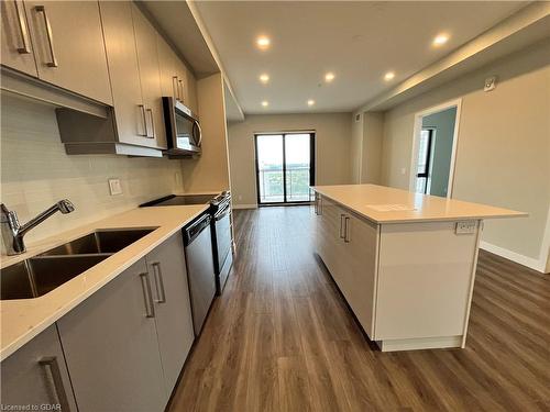 1411-15 Queen Street S, Hamilton, ON - Indoor Photo Showing Kitchen With Double Sink With Upgraded Kitchen