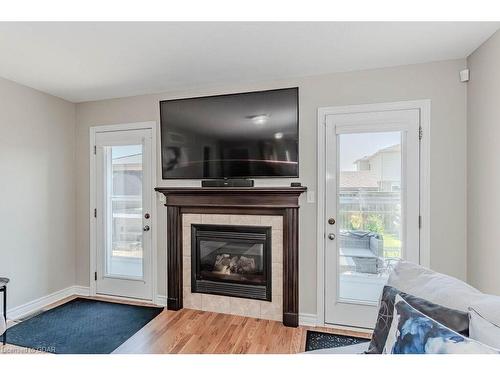 39 Ingram Drive, Guelph, ON - Indoor Photo Showing Living Room With Fireplace