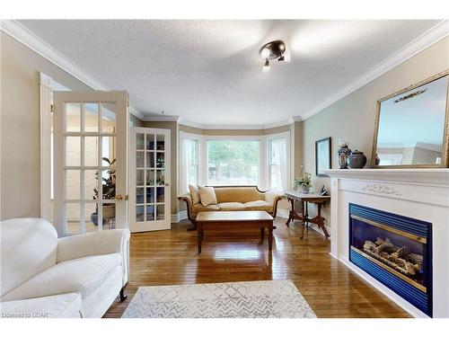 170 West Street N, Orillia, ON - Indoor Photo Showing Living Room With Fireplace