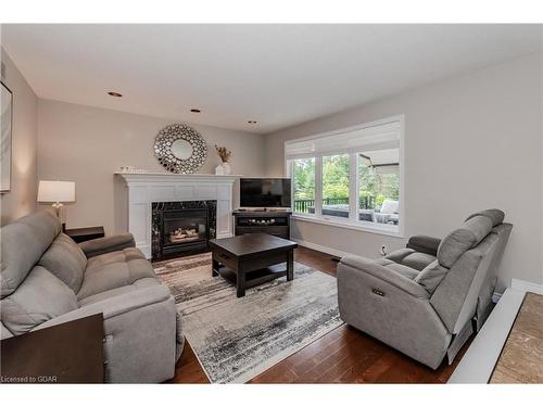 46 Cross Creek Boulevard, Guelph, ON - Indoor Photo Showing Living Room With Fireplace